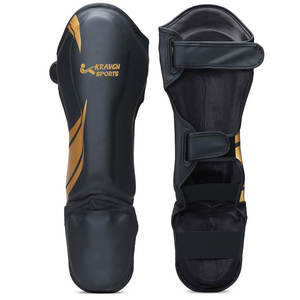 Espinillera hecha de material de cuero genuino a precio al por mayor/Espinillera de color personalizada de nuevo diseño unisex - Product Image 1