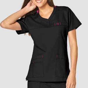 Medical <b>Scrubs</b> Uniforms Women <b>Scrub</b> Nurse Uniform <b>Top</b> for Hospital OEM Service <b>scrub</b> nurse - Product Image 2