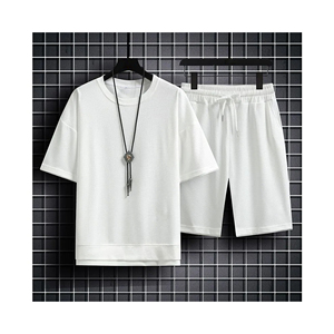 Conjunto de chándal de manga corta para hombre, nuevo estilo 2024, venta al por mayor, ropa deportiva elegante, ropa alta y grande para Bangladesh - Product Image 3