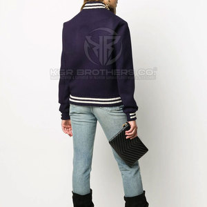 แจ็กเก็ตทีมเบสบอลย้อนยุคสำหรับสตรีทแวร์สำหรับสปอร์ตคลับ - Product Image 6