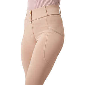 Meilleurs leggings équestres personnalisés pour femmes culottes en maille panneau design anti-dérapant Silicone équitation serré Jodhpur & culottes - Product Image 2