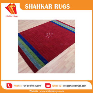 Meilleures ventes de tapis indiens faits à la main en jute à rayures Gabeh Prix de gros pour les prières Voitures Lits - Product Image 6