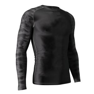 Protector rápido de cuello Unisex, manga larga, estampado personalizado, MMA Rush - Product Image 4