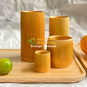 Offre Spéciale 2025!! Tasses à café réutilisables en bambou naturel biodégradable/tasse de voyage en bambou avec logo laser au Vietnam - Product Image 4