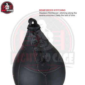 Sac de frappe de boxe en cuir PU de haute qualité, remplissage de sable, tissu Oxford résistant, personnalisable pour l'entraînement de fitness MMA - Product Image 5