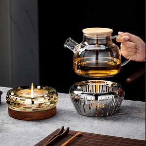 <span class=keywords><strong>Teiera</strong></span> in Vetro Borosilicato Trasparente Resistente al Calore Yurtrain, Mantiene il Calore per 24 Ore, Infusore per Tè e Erbe - Product Image 6