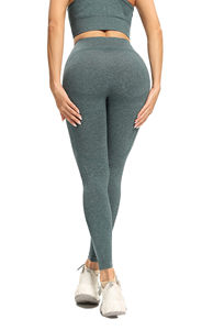 Neues, bestes, umweltfreundliches Yoga-Outfit für Damen, 2-teiliges Set, mit individuellem Logodruck, hochelastisch. - Product Image 3