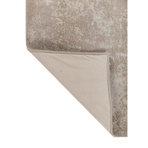 Alfombra Kavi Gris y Negra Anudada a Mano de Lana y Seda de Bambú, Diseño Teoría del Caos, Rectángulo Abstracto para el Hogar y Pasillo, Modelo Esk-411(Fr) - Product Image 5