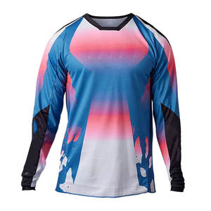 Camiseta de Motocross de Carreras Nueva de Marca Personalizada, Camiseta de Motocicleta Todoterreno de Manga Larga de Alta Calidad - Product Image 1