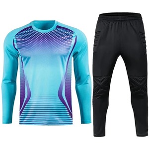 Uniforme de portero de fútbol para adultos para hombres, esponja protectora, fútbol, manga larga, Chico, entrenamiento, portero, camiseta de fútbol, pantalones superiores - Product Image 3