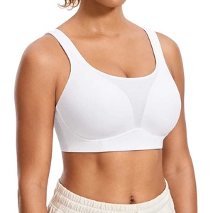 Soutien-gorge de sport bleu ciel pour femme, rembourré, antibactérien, maintien élevé, personnalisable sur le devant, haute qualité, vente en gros 2026 - Product Image 1