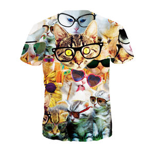 Nueva camisa de sublimación informal de moda para hombre, camisas de manga corta con estampado personalizado con botones - Product Image 6