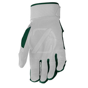 Wholesale Pakistan Best Quality Leather Baseball Batting Gloves Comfortable Breathable Quick-Dry Lightweight Customized Logo - Product Image 4