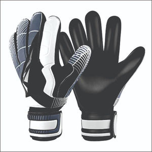 Gants de gardien de but de football professionnels pour jeunes et adultes, en cuir, protection des doigts, sangle de poignet réglable, ajustement confortable - Product Image 5