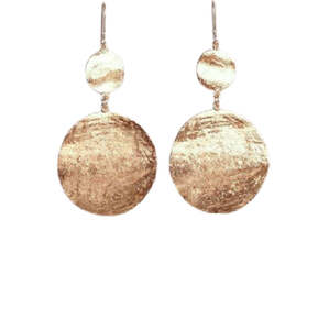 Exquisitos pendientes de latón de uso diario hechos a mano para damas Y pendientes occidentales de moda para mujeres - Product Image 6