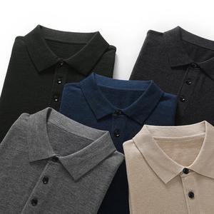 OEM High Street Polo Shirt Logo d'impression personnalisée Poids lourd T-shirts polo surdimensionné pour hommes personnalisés - Product Image 6