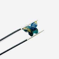 Pierre précieuse sculptée en forme de papillon, couleur néon cuivre turquoise, 14x10mm, en vrac, pour la fabrication de bijoux, fournisseur de pierres précieuses en gros
