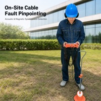 Localizador de Cables Subterráneos HUAPU C12 con Descarga por Impacto de 2000W, Acústico, Magnético y Sincrónico, IP65