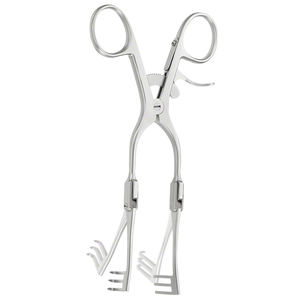 Retractor (self การรักษา), 170มม. (6 34), ฟัน (3x3), กึ่งคม, ไม่ผ่านการฆ่าเชื้อ, retractor นำมาใช้ใหม่ได้ - Product Image 3