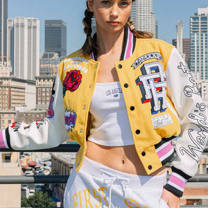 Top Manufacturer Embroidery Coat <b>Men</b> Latest Design Letterman Winter <b>Jacket</b> Street Wear Hip Hop <b>Jacket</b> Coat - Product Image 4