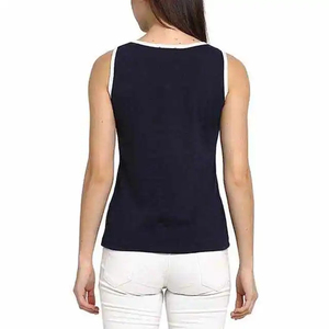 ออกแบบเสื้อกล้ามผู้หญิงของคุณเอง ปี 2025 ราคาดีที่สุด แขนกุด สีพื้น ผ้าฝ้าย 100% แห้งเร็ว สไตล์สตรีทแวร์ โลโก้ด้านหน้า คุณภาพสูง - Product Image 6