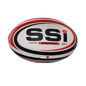 Pelota de rugby Barbarian Premium Durable Match Grade Agarre superior Retención de aire Rendimiento de larga duración Tamaño 5 Hecho de goma alta - Product Image 1