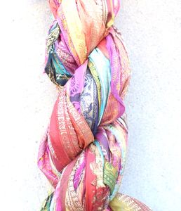 Bordure Sari en Lurex mixtes, ruban de Sari - Product Image 1