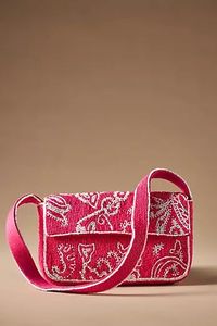 Sac à main carré léger en perles de rocaille brodées à la main, avec couleur et logo personnalisés pour les décorations de cadeaux - Product Image 5