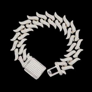 High on Demand Fashion <b>Diamond</b> Cuban Chain <b>Necklace</b> for Wedding or Birthday and Gift Use Available at Factory Price - Product Image 4