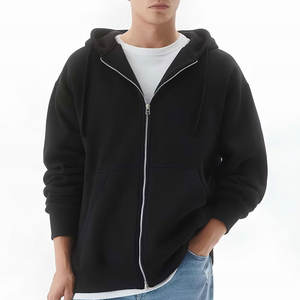 Sudadera con Capucha de Felpa Francesa 100% para Hombre, de Lujo, Gruesa, Talla Grande, Algodón, Bordado Personalizado, Tinte Liso, Ecológica, para Invierno - Product Image 1