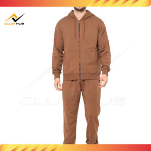 Conjunto Deportivo de Invierno de Alta Calidad al por Mayor, Unisex, 100% Algodón, Casual, Sólido, Ligero, 400g, Lavado Ácido, Sudadera con Capucha y Pantalones Jogger - Product Image 4
