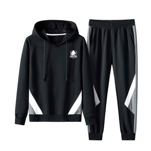 ชุดวอร์มผู้ชายแบบมีฮู้ด ระบายอากาศได้ดี ทรงปกติ ลายเรียบ คุณภาพสูง เหมาะสำหรับฤดูหนาว - Product Image 1