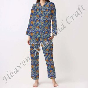 Suave elegante flor impresa mujer mano bloque Primavera/Verano Floral/carácter/letra/patrón/vacaciones/patrón de árbol de coco - Product Image 5