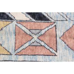 Tapis vintage surdimensionné 9,5x13,6 pieds, tapis turc persan en laine bleu gris - Product Image 5