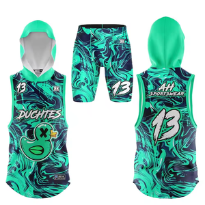 Uniformes de football 7V7 personnalisés par sublimation uniformes de drapeau 7on7 avec nom et numéros d'équipe vêtements d'équipe - Product Image 1