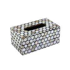 Boîte à mouchoirs en nacre, accessoire de luxe pour la maison, style vintage, couvercle de boîte à mouchoirs en nacre, boîte à mouchoirs pour table à manger - Product Image 6