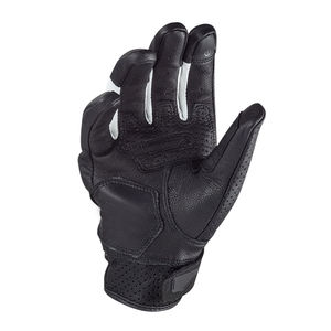 Gants de moto en cuir de vache véritable de haute qualité, respirants, imprimés, avec protection des articulations, unisexe, noir - Product Image 6