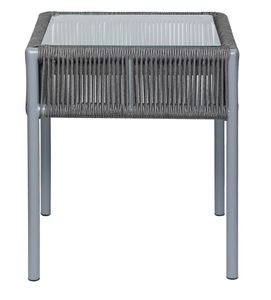 Lujoso juego de mesa y silla de Metal gris oscuro para el hogar, muebles de jardín para interiores y exteriores, Bar y restaurante de Hotel en la azotea abierta - Product Image 3