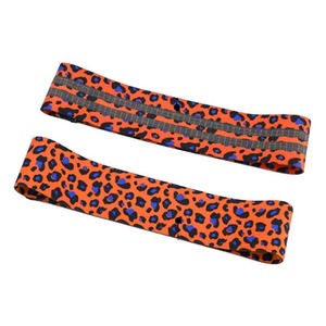 Bande de résistance en coton avec logo personnalisé pour l'entraînement des fessiers, des hanches et des cuisses, bande en tissu avec design par sublimation pour la salle de sport et le fitness - Product Image 1