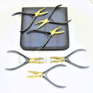 Pince d'extension de cheveux pour micro anneaux et outil de suppression de liens adapté au salon de coiffure Mini pince à nez aiguille - Product Image 2
