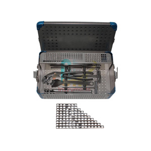 ชุดเครื่องมือผ่าตัดออร์โทพีดิกส์ชิ้นใหญ่ชุดเครื่องมือสเตนเลสออร์โทพีดิกส์พร้อมกล่องฆ่าเชื้อ | oldmed - Product Image 6