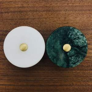 Perillas de Mármol Ecológicas y Duraderas de Estilo Art Deco para Gabinetes, Cajones, Armarios, Herrajes para Muebles, Decoración Artesanal Premium para el Hogar - Product Image 2