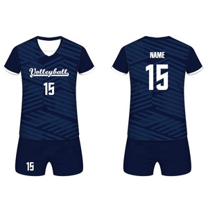 ชุดเครื่องแบบสตรีเสื้อวอลเลย์บอล100% โพลีเอสเตอร์ - Product Image 6