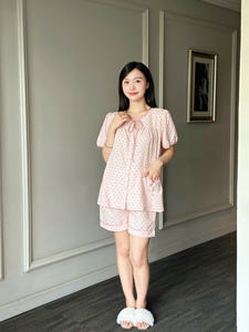 Vêtements de maternité en lin avec nœud B772 absorbant la sueur - Product Image 4