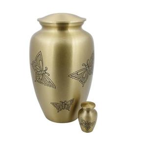 Cendres du corps humain Urnes funéraires pour adultes Urnes de crémation en bois de style classique Urnes de crémation de finition polie naturelle - Product Image 2