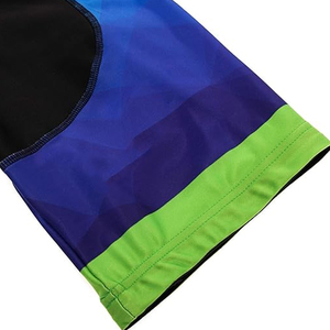 Jersey de ciclismo estampado para hombre, pantalones cortos de ciclismo transpirables de manga corta, pantalones cortos y mallas de secado rápido con pechera de Pakistán - Product Image 6
