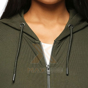 เสื้อฮู้ดแขนยาวสไตล์สตรีทแวร์แบบซิปขายส่ง เสื้อฮู้ดซิปพร้อมโลโก้สั่งทำ - Product Image 5