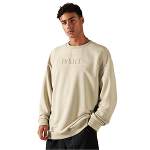 Personnalisé Printemps Tendance Col Rond Hoodies Hommes Urban Chill Tricoté Coupe Décontractée En Relief À Manches Longues Sweat-shirt - Product Image 1