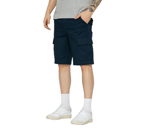 Short en jean 100% coton pour hommes Short cargo personnalisé pour hommes Séchage rapide Respirant Logo personnalisé en relief Impression - Product Image 1