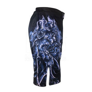 Pantalones cortos de boxeo MMA con logotipo personalizado de alta calidad, ropa deportiva de algodón suave, superventas, servicio OEM de Color sólido para ropa de artes marciales - Product Image 4